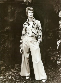 David Bowie Flower Print