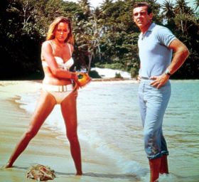 Ursula-Andress-with-Sean-Connery