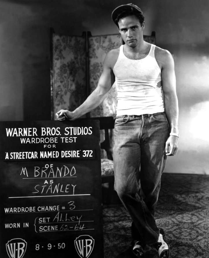 Vintage Streetcar Named Desire- Marlon Brando -Stanley Costume Test