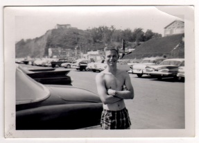 EOF Vintage Menswear- Summer Style - 1950s Surf Dude with Attitude- Swimwear