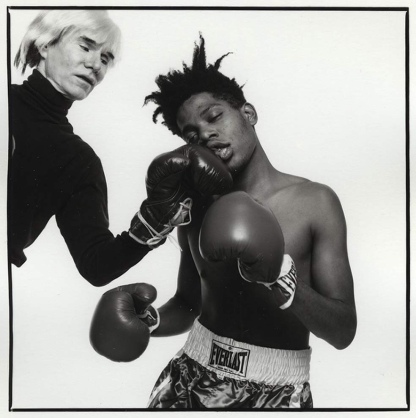 EOF STYLE IDOL- BASQUIAT TAKES A PUNCH FROM ANDY WARHOL