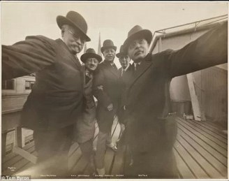 JAMES BYRON CLAYTON and FRIENDS - 1913 - eof selfie centered- vintage blog