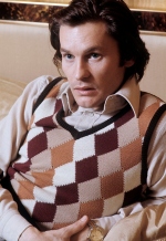 E.O.F. STYLE IDOL - HELMUT BERGER - THE EYE OF FAITH VINTAGE STYLE BLOG- Checkered Sweater Vest