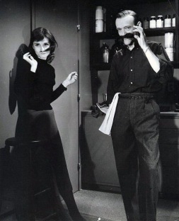PARTY PEOPLE- THE EYE OF FAITH VINTAGE STYLE BLOG- Audrey Hepburn & Fred Astaire Acting A Fool