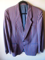The Eye of Faith Vintage Blog Shop- Style Inspiration- Romeo and Juliet-Romeo Mens Fashion Clothing- Stripe Blazer
